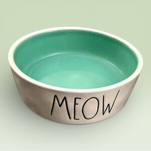 Rae Dunn "Meow" Ceramic Cat Bowl